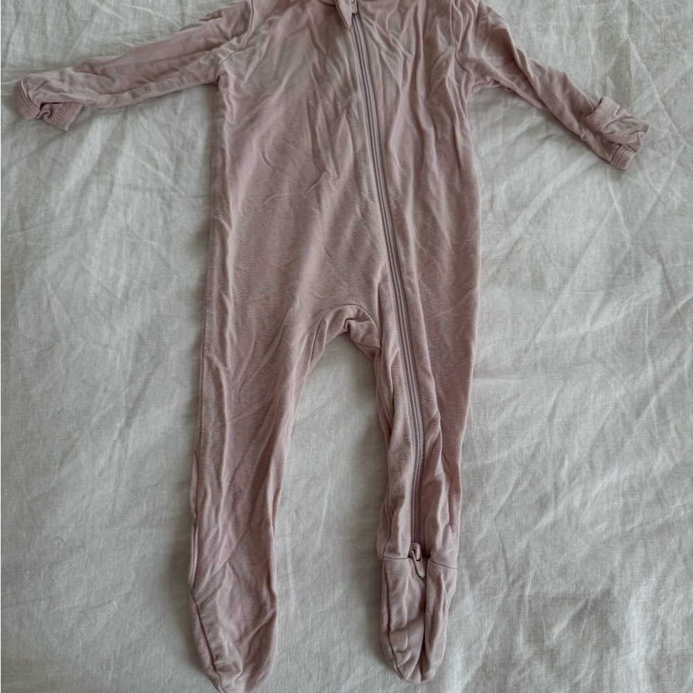 Kyte BABY Pink Footie in Blush